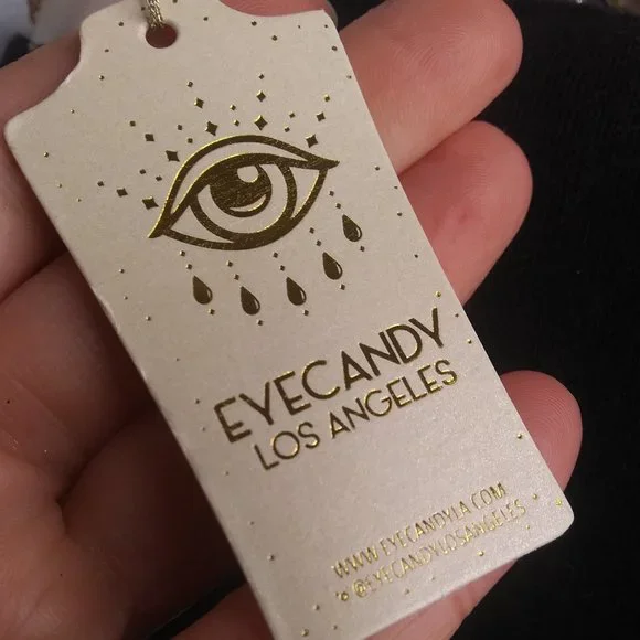 New Eye Candy Los Angeles two strands statement necklace 14 Kt gold plated - Picture 13 of 16